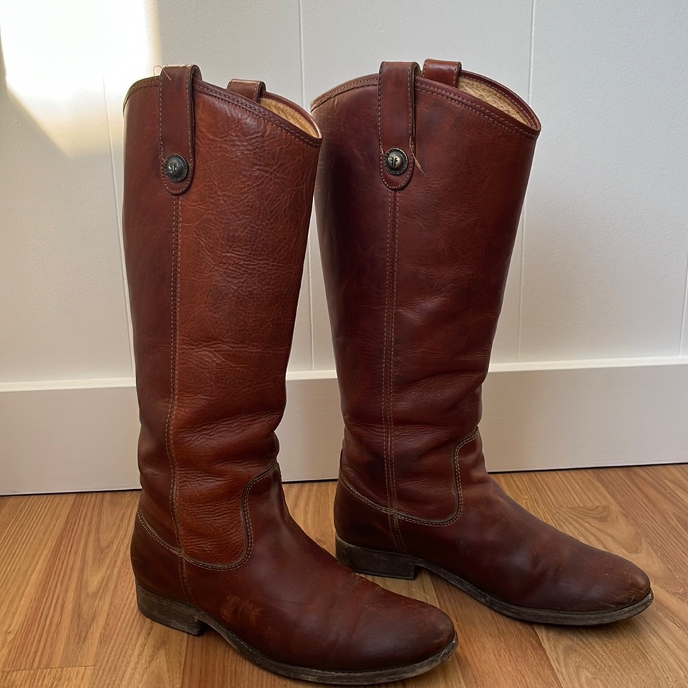 Frye Genuine Leather Riding Boots